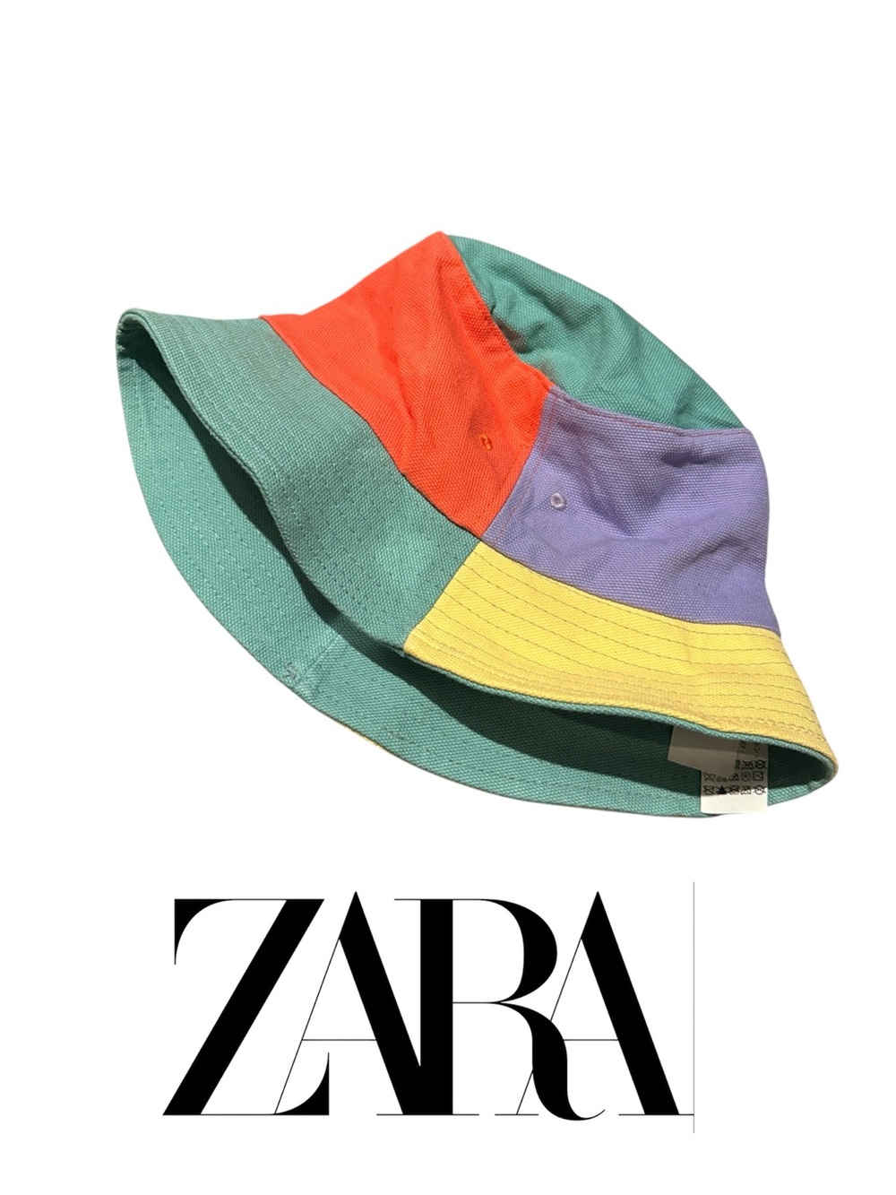 NWOT- Men’s- Zara- 90s Colorblock Bucket Hat